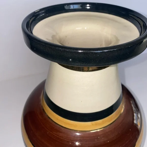 Vintage Gorgeous Bitossi Italy Ceramic Vase Aldo Londi For Rosenthal Netter